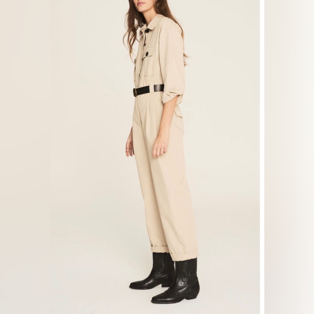 Ba&sh Beige Jumpsuit - New with Tags